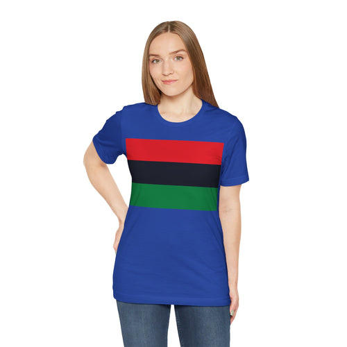 Pan African Flag Unisex Jersey Short Sleeve Tee