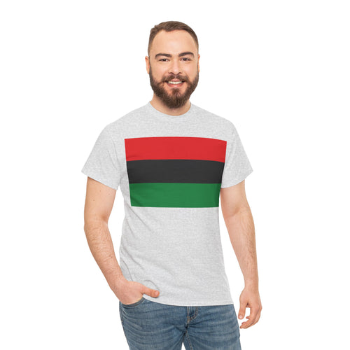 Pan African Flag Unisex Heavy Cotton Tee