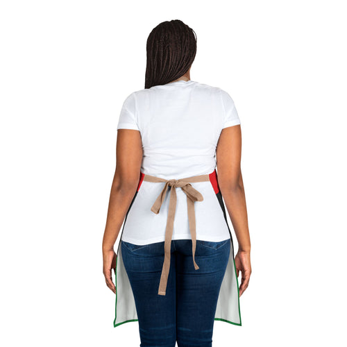 Apron, Pan African Flag Design