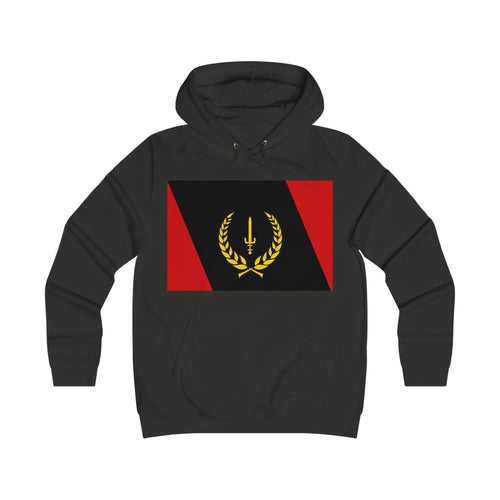 Ladies’ College Hoodie with African American Flag
