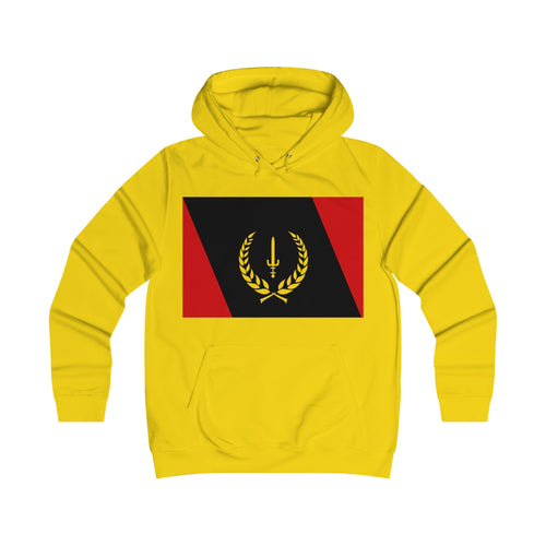Ladies’ College Hoodie with African American Flag