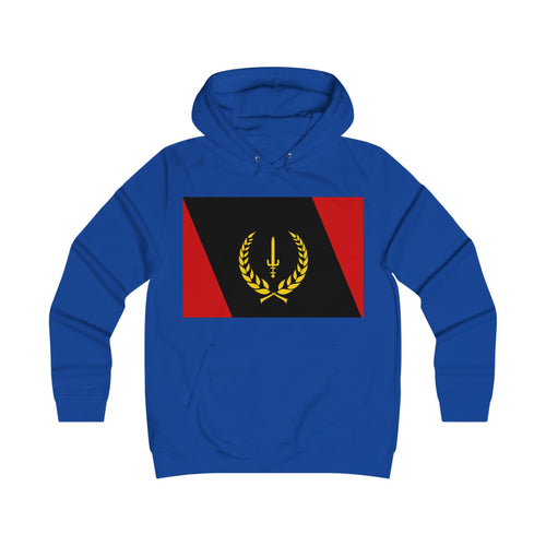 Ladies’ College Hoodie with African American Flag