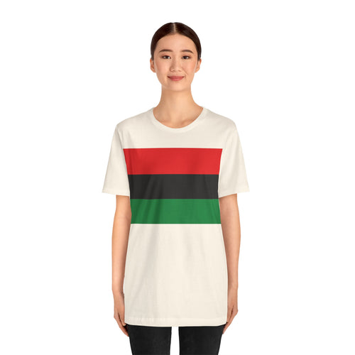 Pan African Flag Unisex Jersey Short Sleeve Tee