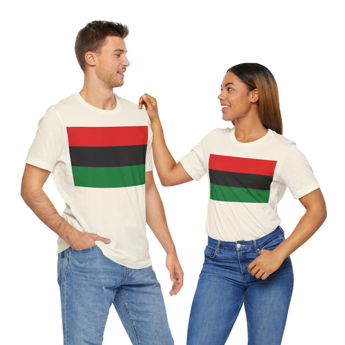 Pan African Flag Unisex Jersey Short Sleeve Tee