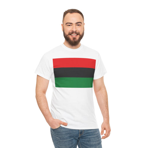 Pan African Flag Unisex Heavy Cotton Tee