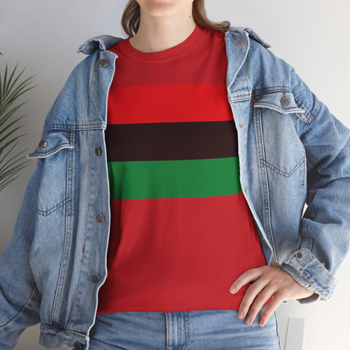 Pan African Flag Unisex Heavy Cotton Tee