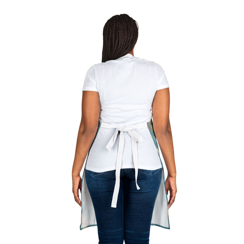 Artistic Butterfly Apron - 5-Color Straps, Nature-Inspired Cooking Gift