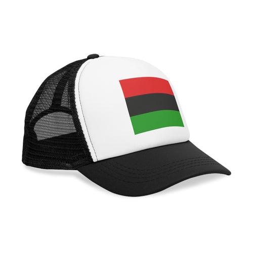 Mesh Cap with Pan African Flag