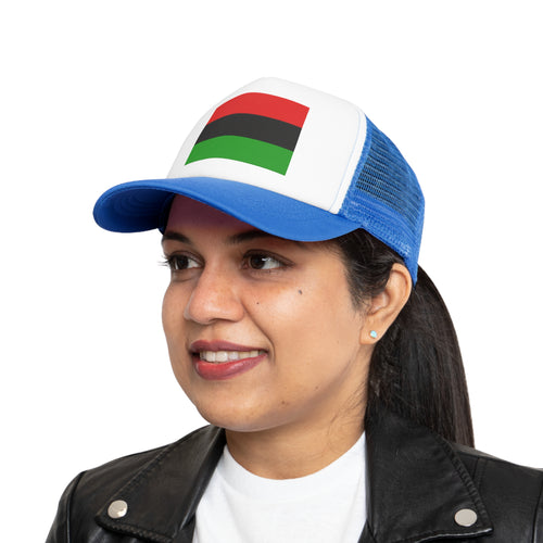 Mesh Cap with Pan African Flag
